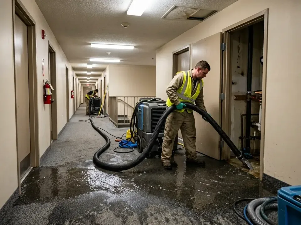 multi-unit-apartment-hallway-f-005 — frequently asked questions, Emergency Burst Pipe Water Extraction & Removal in New City…